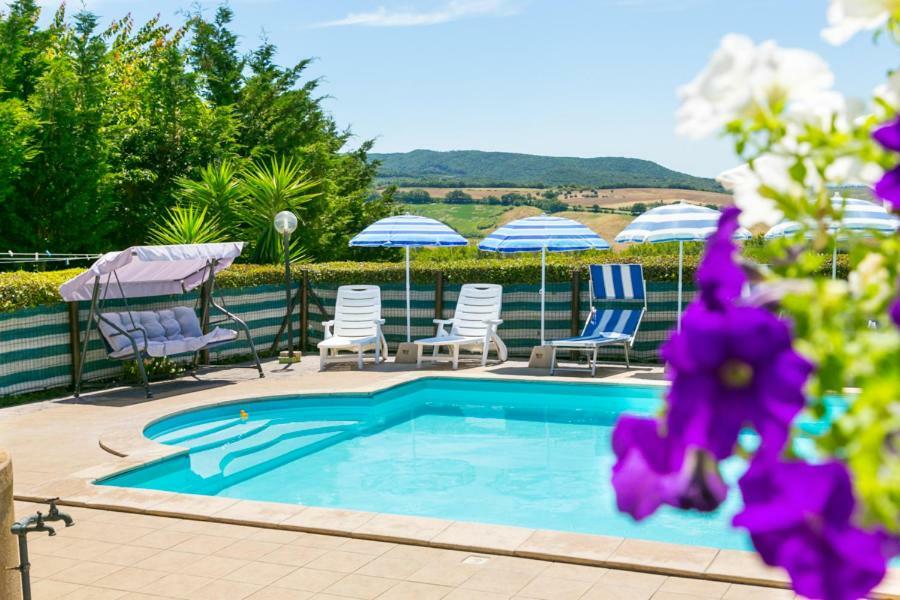 Agriturismo Case Nuove Castellina Marittima Luaran gambar